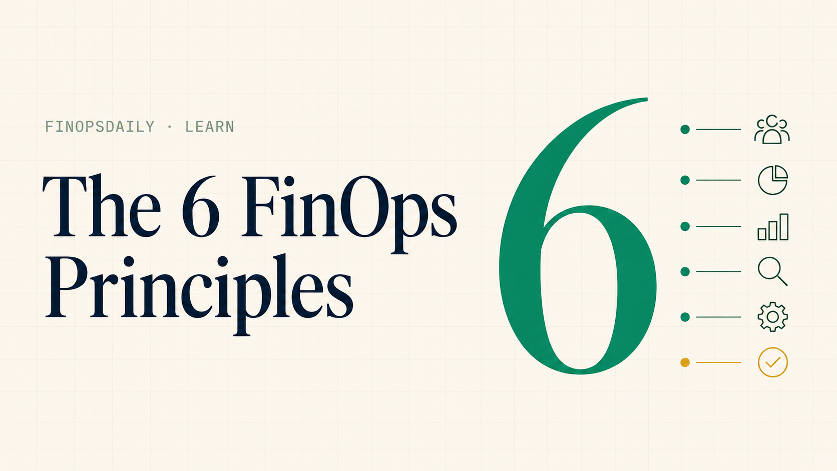 Read more about the article The 6 FinOps Principles